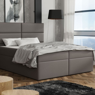 Elegantná posteľ 160x200 ZINA - šedá 2