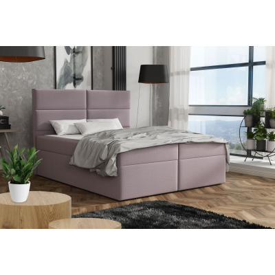 Elegantná posteľ 160x200 ZINA - ružová 2