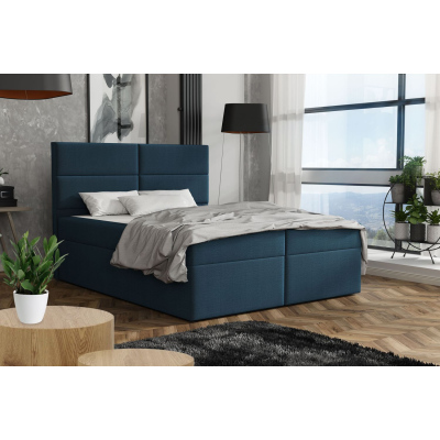 Elegantná posteľ 140x200 ZINA - modrá 5
