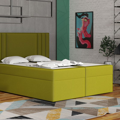 Americká posteľ 120x200 CARA - zelená