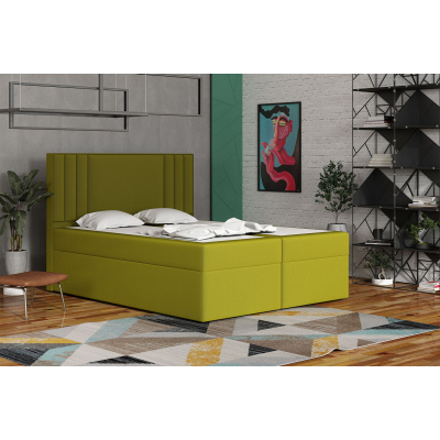 Americká posteľ 180x200 CARA - zelená
