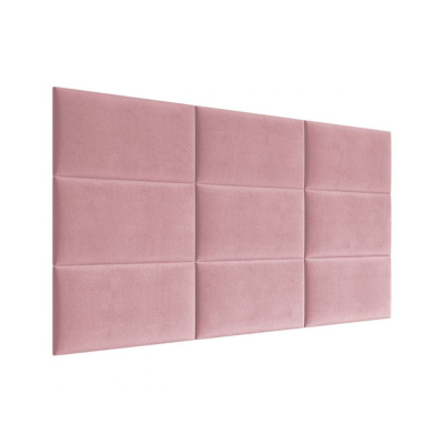 Čalúnený nástenný panel 60x30 PAG - ružový