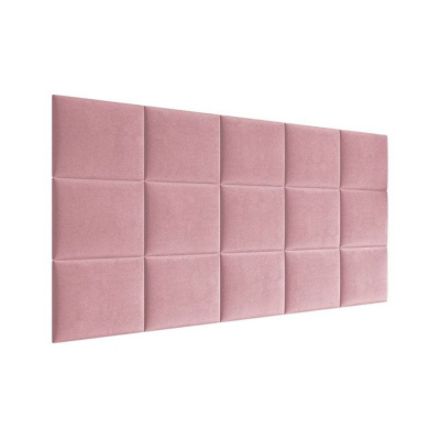Čalúnený nástenný panel 40x30 PAG - ružový