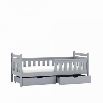 Detská posteľ 80x180 ENNY - svetlo šedá