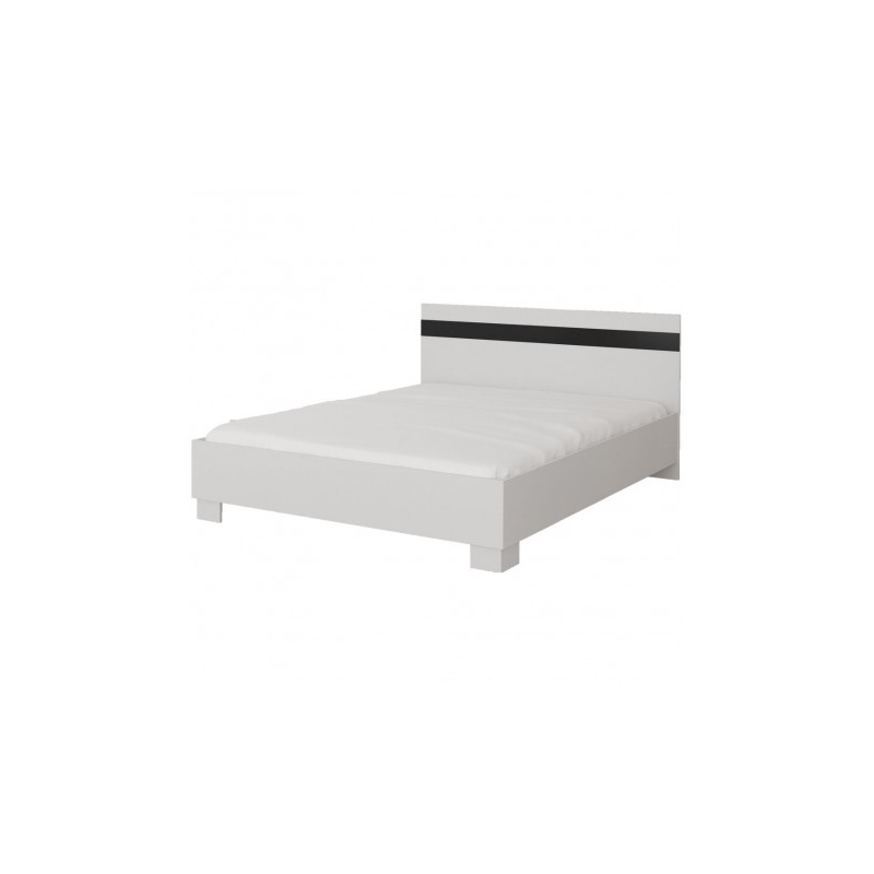 Elegantná posteľ LEONA 160x200 - biela