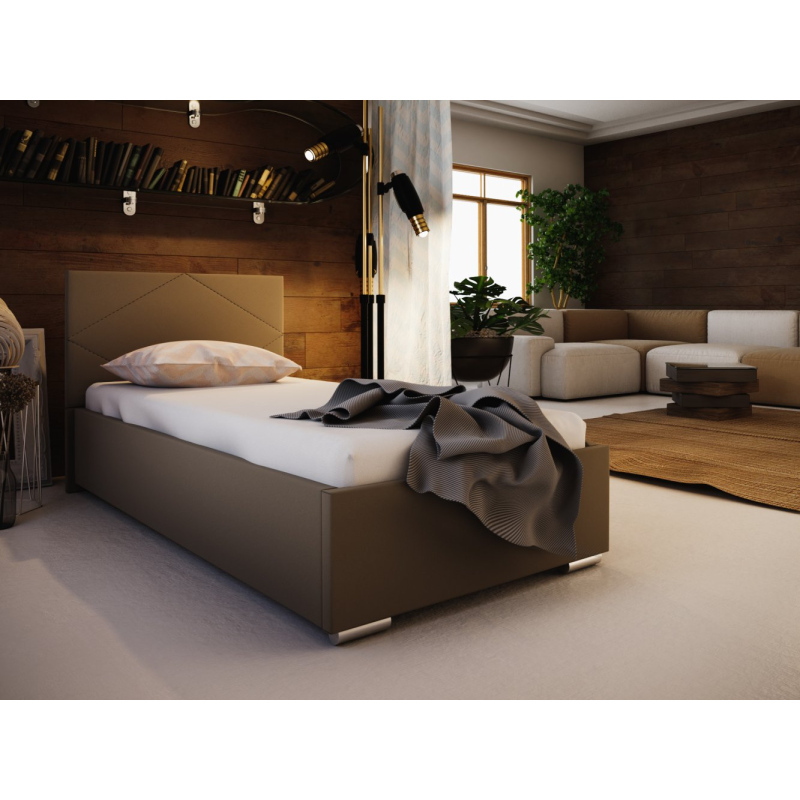 Jednolôžková posteľ 90x200 FLEK 5 - béžová
