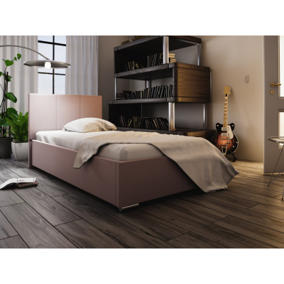 Jednolôžková posteľ 90x200 FLEK 6 - ružová