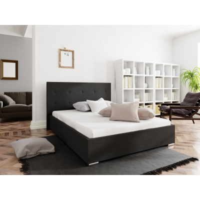 Manželská posteľ 160x200 FLEK 1 - čierna