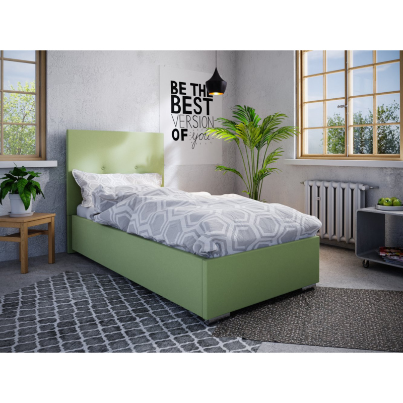 Jednolôžková posteľ 80x200 FLEK 2 - žltá