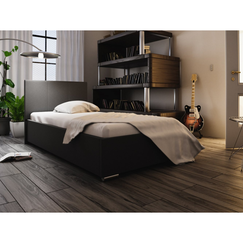 Jednolôžková posteľ 80x200 FLEK 6 - čierna