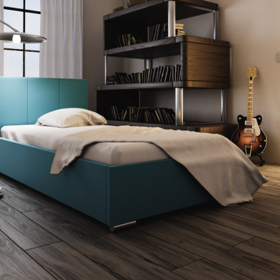 Jednolôžková posteľ 80x200 FLEK 6 - modrá