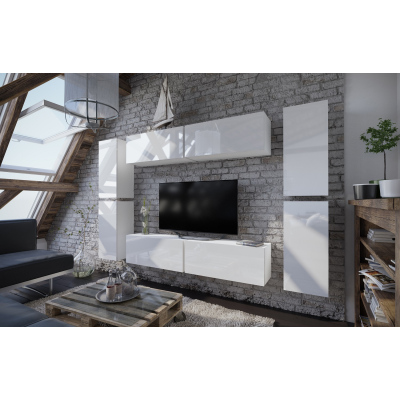 Moderná obývacia zostava BRADT 2 - biela