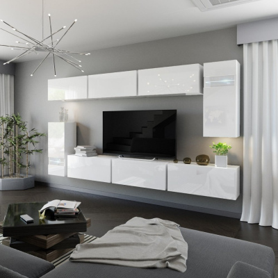 Moderná obývacia zostava BRADT 3 - biela