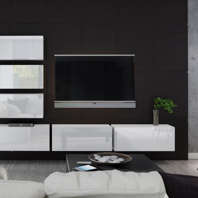 Moderná obývacia zostava BRADT 4 - biela