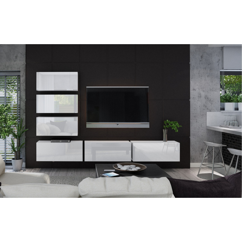 Moderná obývacia zostava BRADT 4 - biela