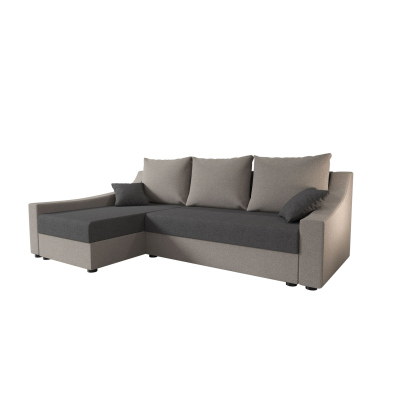 Pohodlná sedačka OMNIA - svetlo sivá / sivá