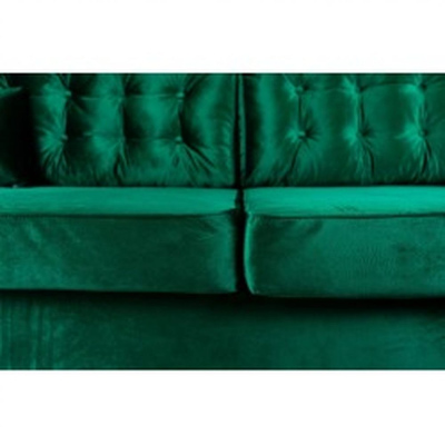 Tmavo zelená sedačka BECKY