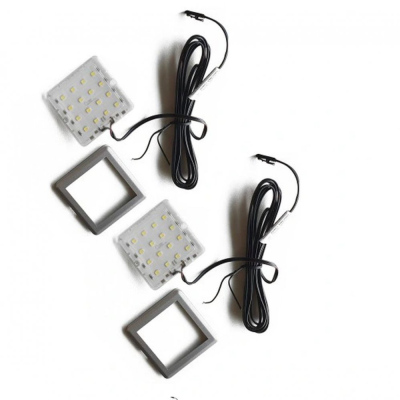 LED dvojbodové svietidlo SQUARE 1 - studená biela