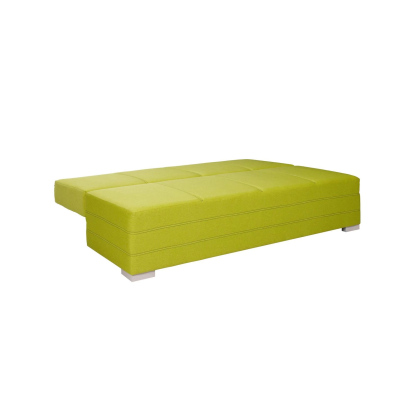 Rozkladacia posteľ s vankúšmi s úložným priestorom IGOR - zelená