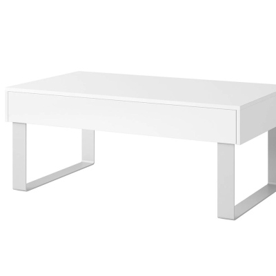Konferenčný stolík 110 cm CONNOR - biely