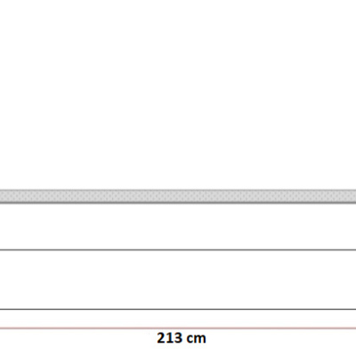 Čalúnená posteľ s úložným priestorom Sivio modrá 120 + TOPPER ZDARMA