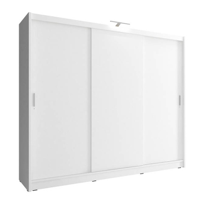 Šatníková skriňa 250 cm WESTON 1 - biela