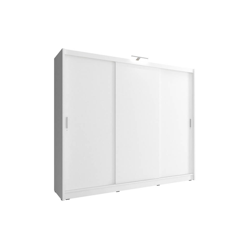 Šatníková skriňa 250 cm WESTON 1 - biela