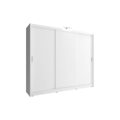 Šatníková skriňa 250 cm WESTON 1 - biela