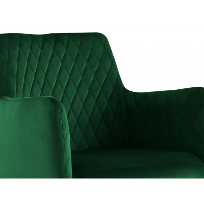 Set dvoch moderných stoličiek PILAR - zelená