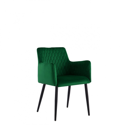 Set dvoch moderných stoličiek PILAR - zelená