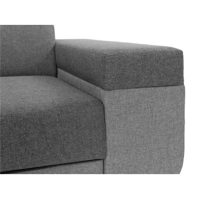 Sedacia súprava FAYA - šedá / svetlo šedá, ľavý roh