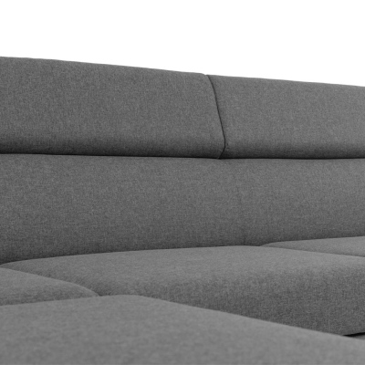 Sedacia súprava FAYA - šedá / svetlo šedá, ľavý roh