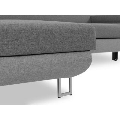 Sedacia súprava FAYA - šedá / svetlo šedá, ľavý roh