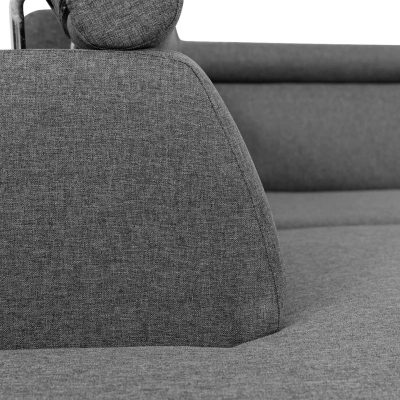 Sedacia súprava FAYA - šedá / svetlo šedá, pravý roh