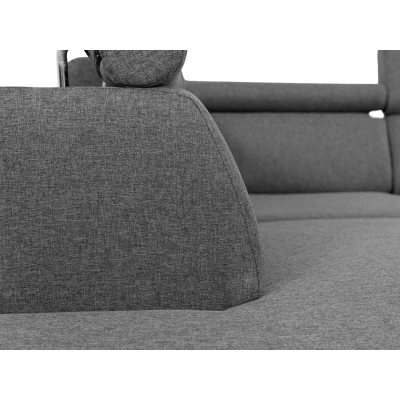 Sedacia súprava FAYA - šedá / svetlo šedá, pravý roh