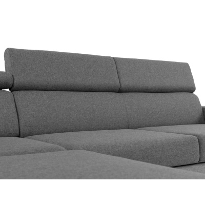 Sedacia súprava FAYA - šedá / svetlo šedá, pravý roh