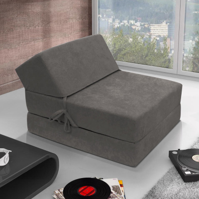 Rozkladacie kreslo OTTO - tmavo šedé