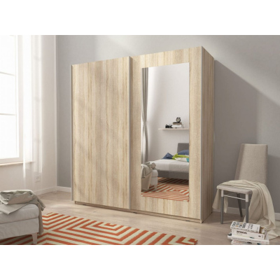 Šatníková skriňa 150 cm MELODY 8 - dub sonoma