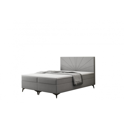 Manželská posteľ FILOMENA 160x200 - sivá