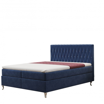 Manželská posteľ LIBUSE 200x200 - modrá