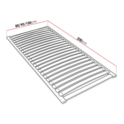 Lamelový rošt 90x200 PROVO