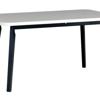 Jedálenský stôl NOEMI 6 - biela / čierna