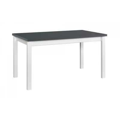 Jedálenský stôl DOROTA 4 - grafit / biela