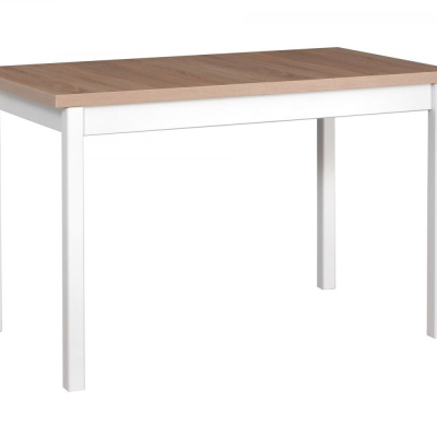 Jedálenský stôl LEON 10 - sonoma / biela