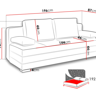 Nábytok do obývacej izby BROKEN 4 -grafit / dub artisan / biely