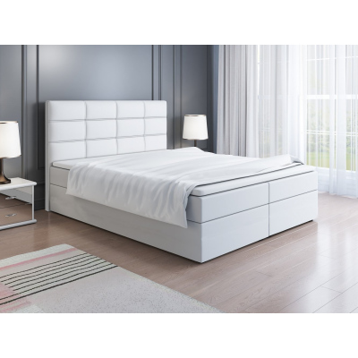 Čalúnená posteľ LILLIANA 1 - 160x200, biela