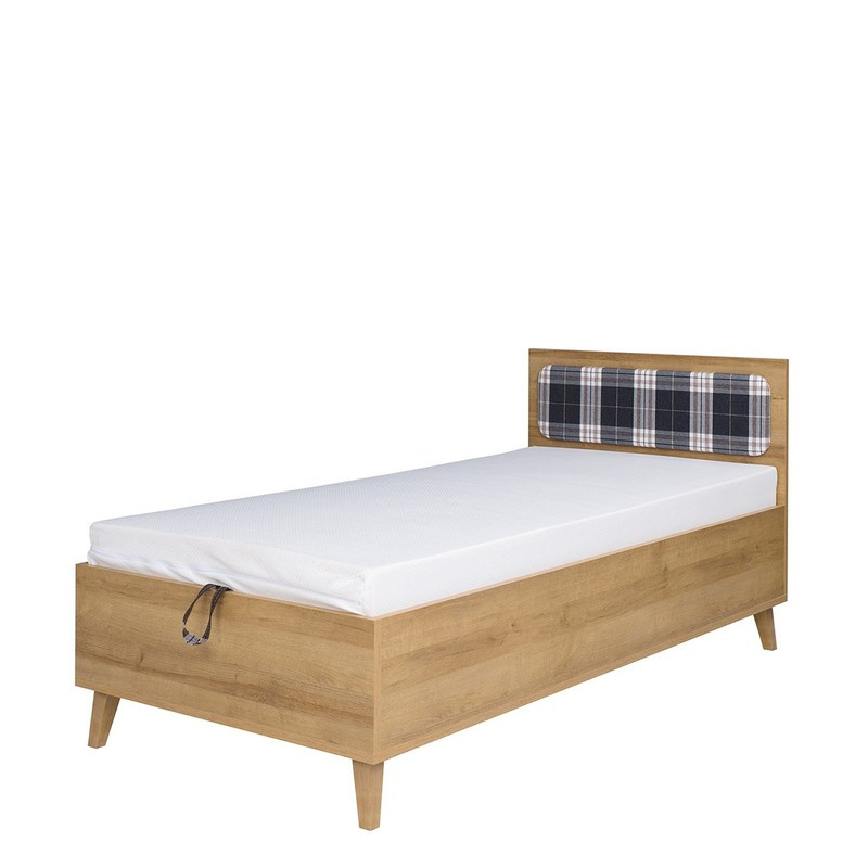 Jednolôžková posteľ 90x200 VISTA - zlatý dub