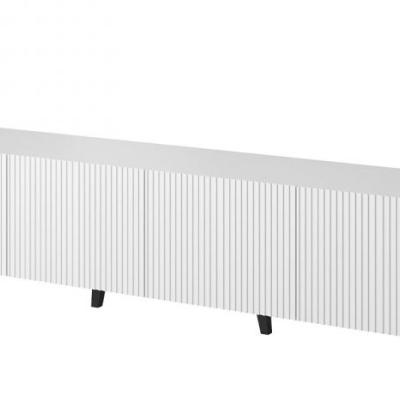 TV stolík 200 cm CRATO - biely