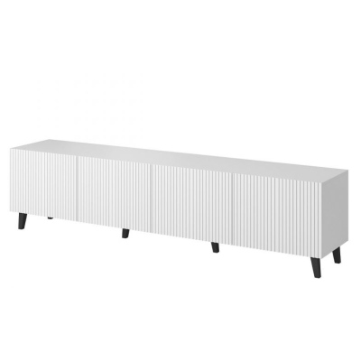 TV stolík 200 cm CRATO - biely