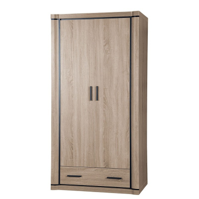 Šatníková skriňa 97 cm ARIKA - dub sonoma